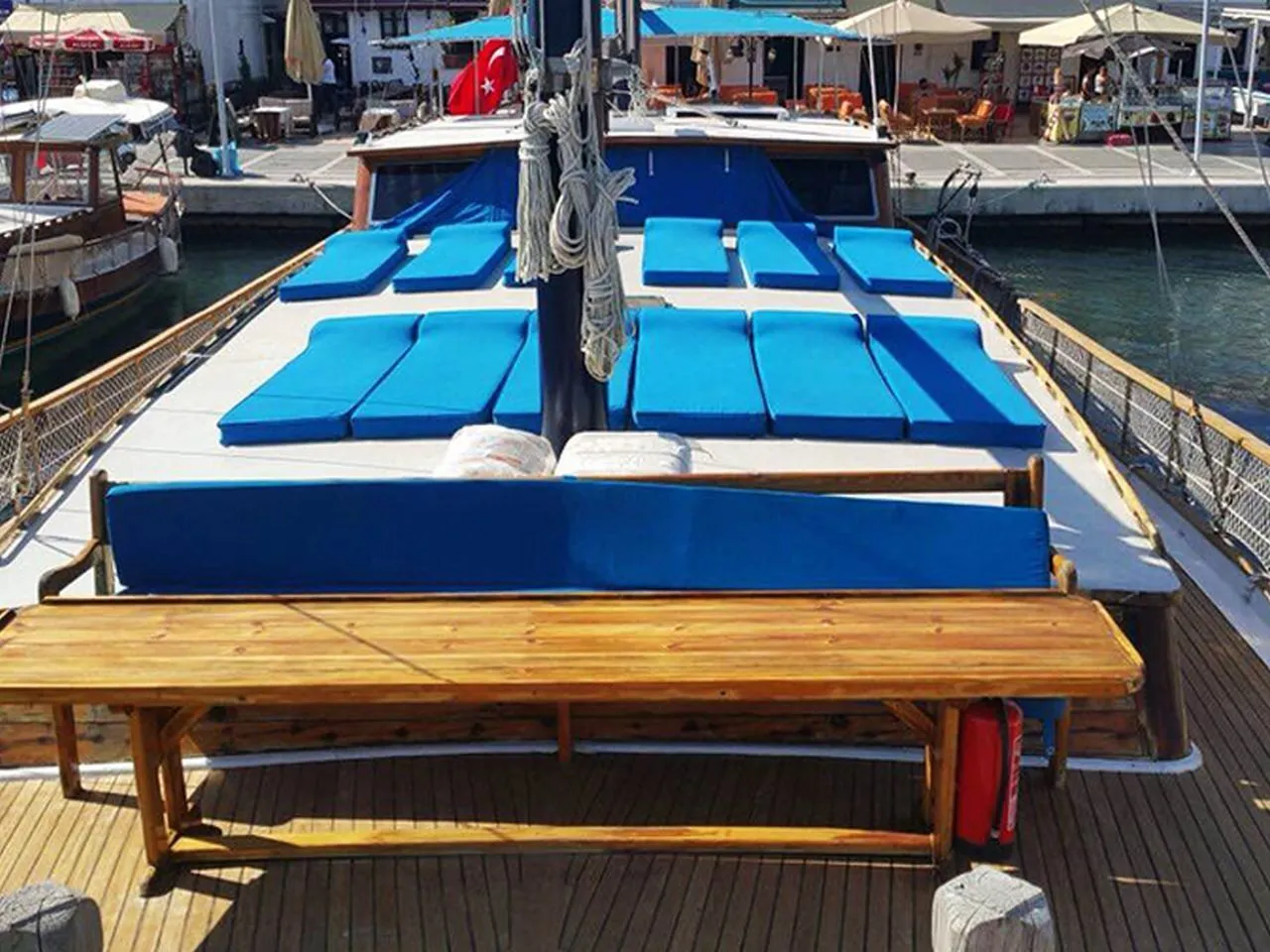 Rent a 26m 8 Cabin Gulet in Bodrum