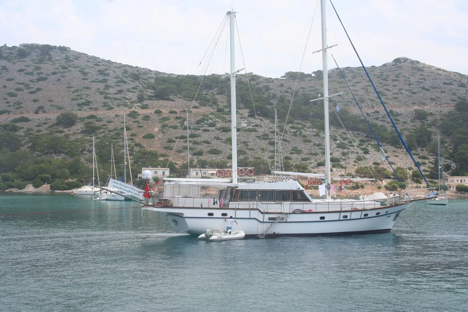 Explore Mykonos City on a 26.8m 4 Cabin Gulet Rental