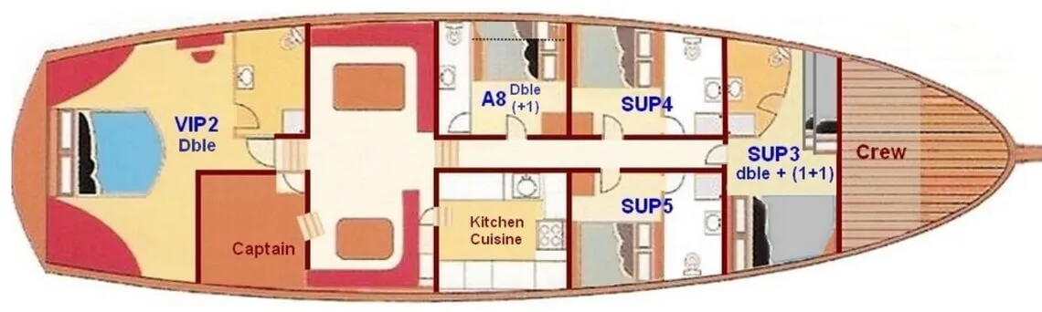 27m Mykonos City 5 Cabin Gulet Hire