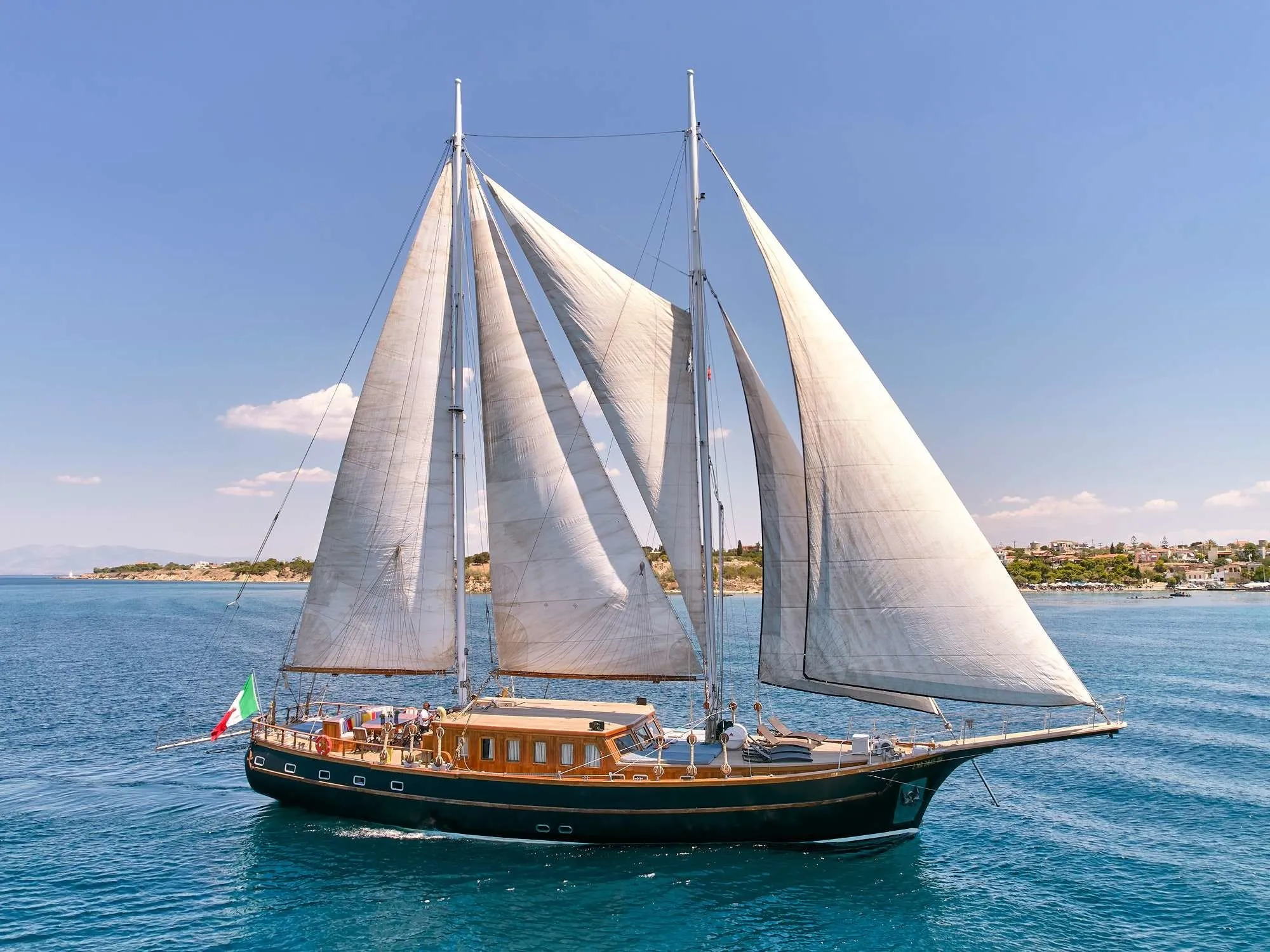 Explore Athens on a 28m Rental Gulet