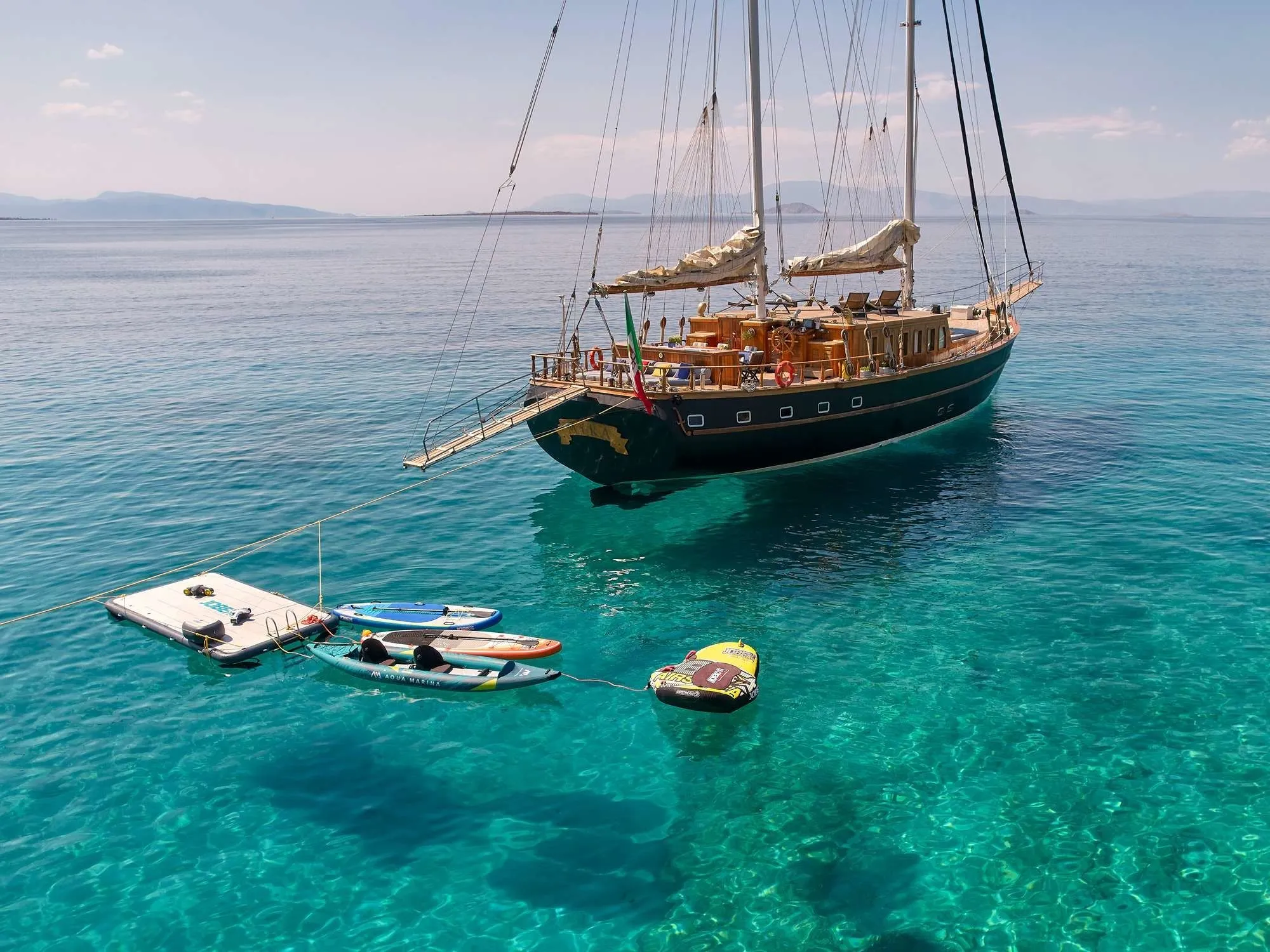 Explore Athens on a 28m Rental Gulet