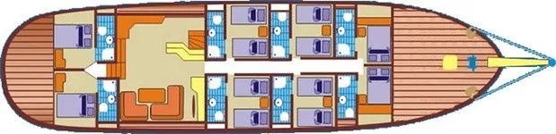 Kaya Güneri 3 Charterboot - 4