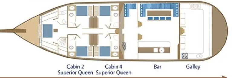 Explore Kastela on a 32.9m 5 Cabin Gulet Rental