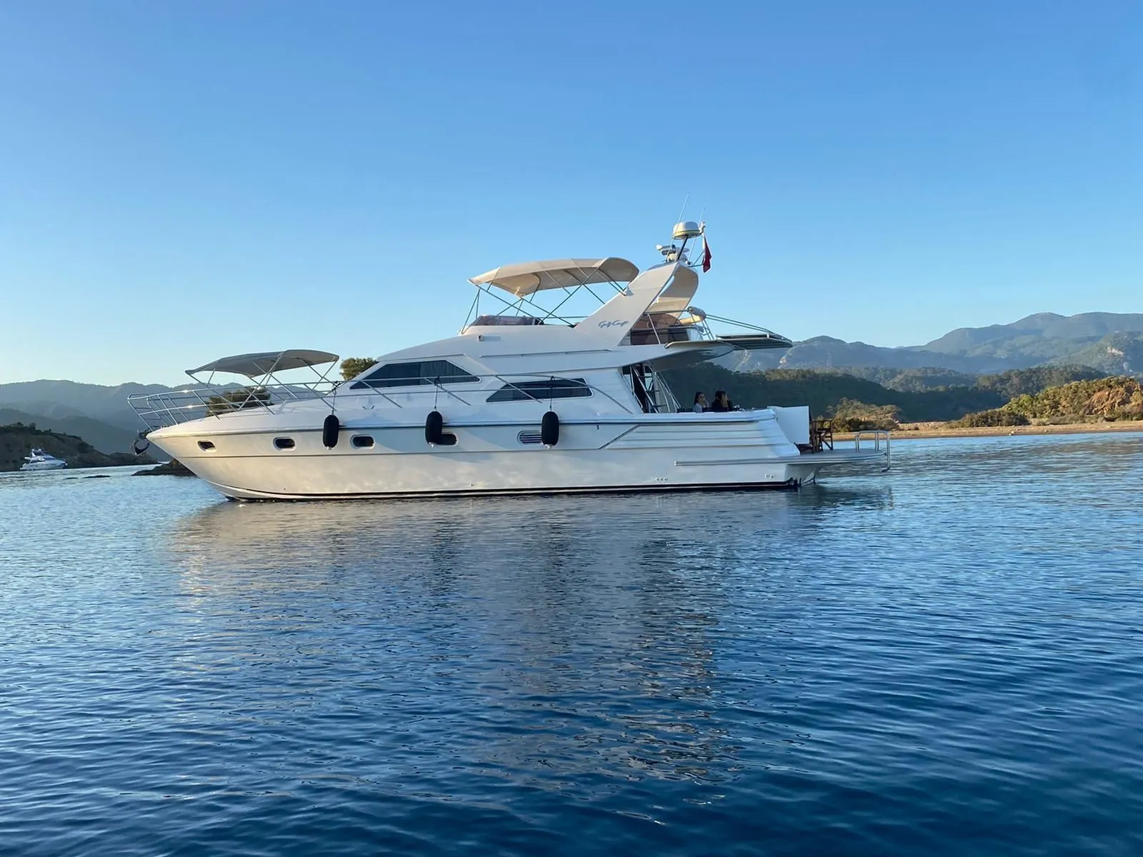 Charter a 17m Motor Yacht Gulf Craft 56 in Fethiye