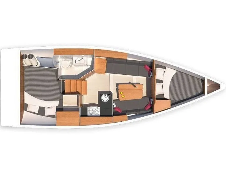 Charter a 9.75m Hanse 315 in Baiona