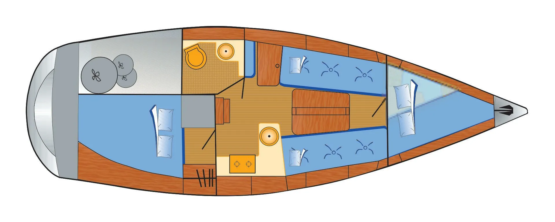 Explore Barth on a 9.45m Hanse 315 Sailing Yacht Rental