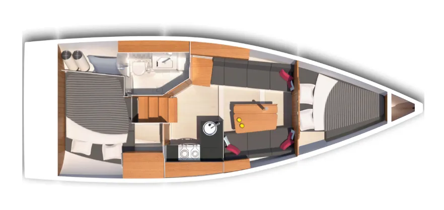 Explore Öckerö on a 9.62m Rental Sailing Yacht Hanse 315