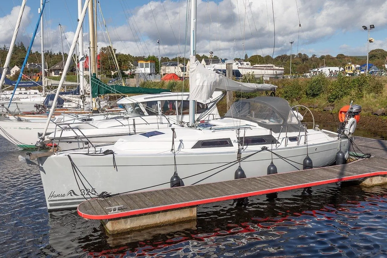 Explore Largs on a 9.63m Rental Hanse 325