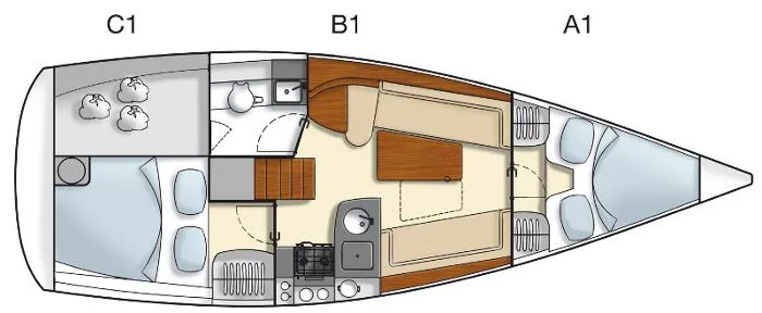 9.63m Dubrovnik Hanse 325 Hire