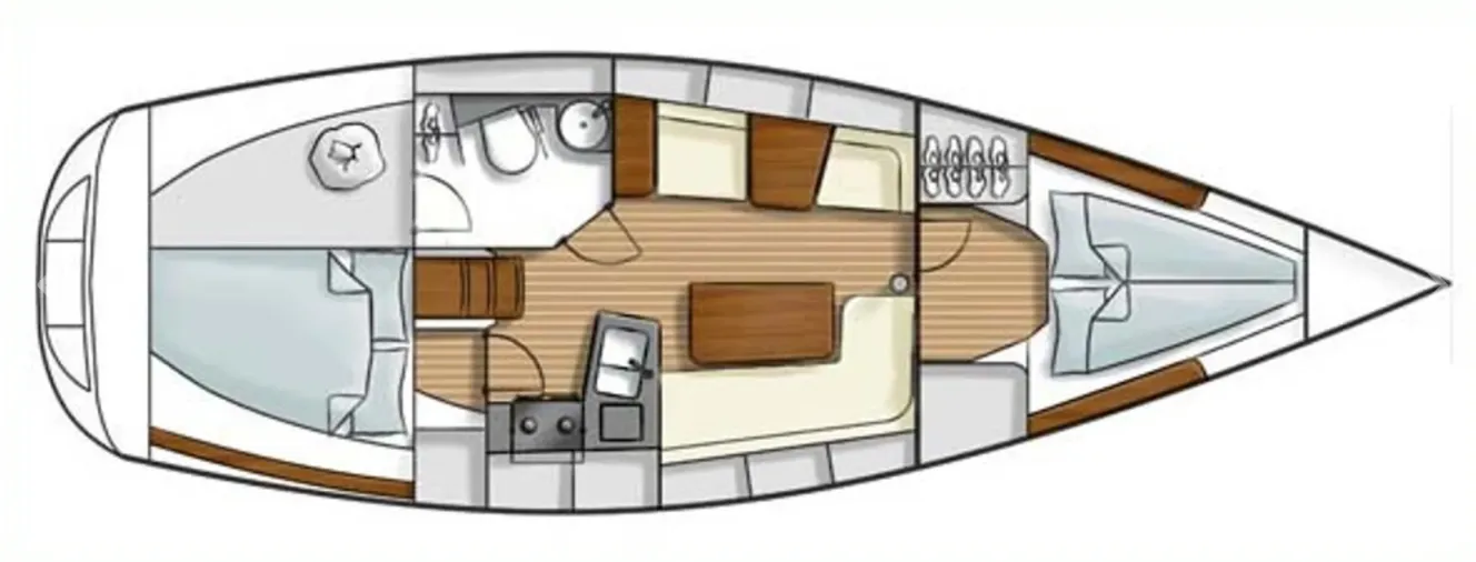 Explore Nikiti on a 10.35m Rental Sailing Yacht