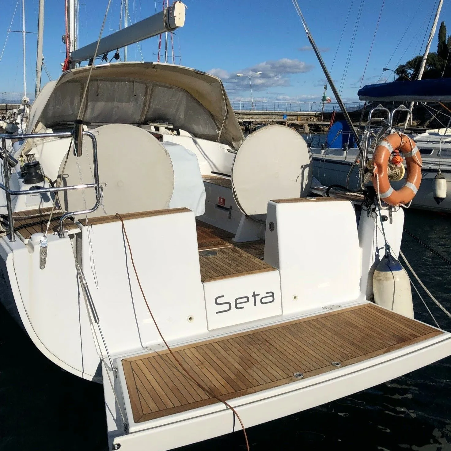 Explore Punta Ala on a 10.4m Rental Hanse 345