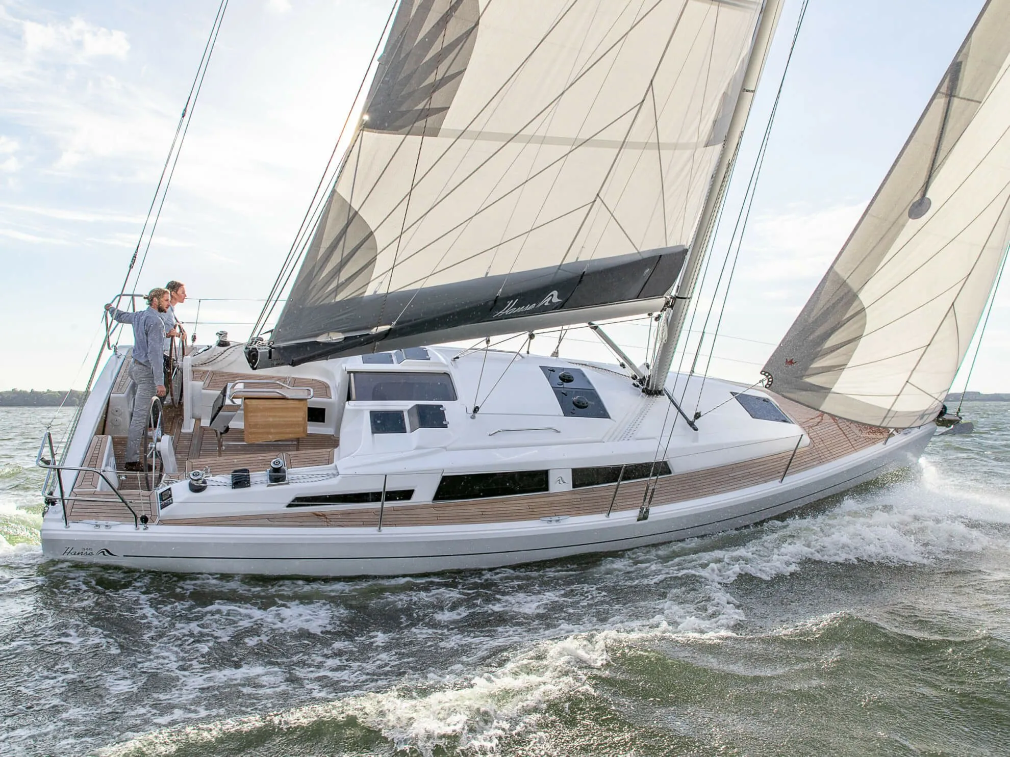 Charter a 10.4m Hanse 348 Sailing Yacht in Breege