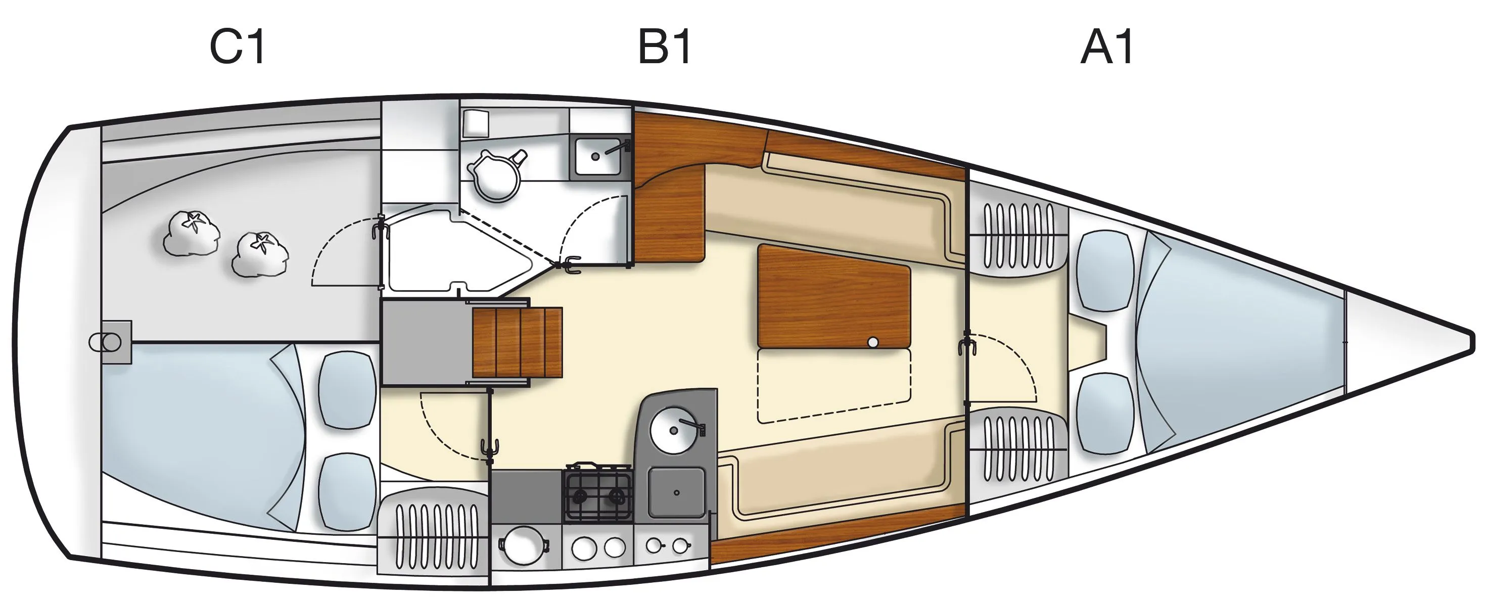 Rent a 10.59m Boat in Kortgene