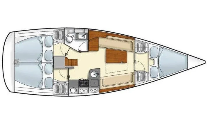 Rent a 10.59m Hanse 355 in Andijk