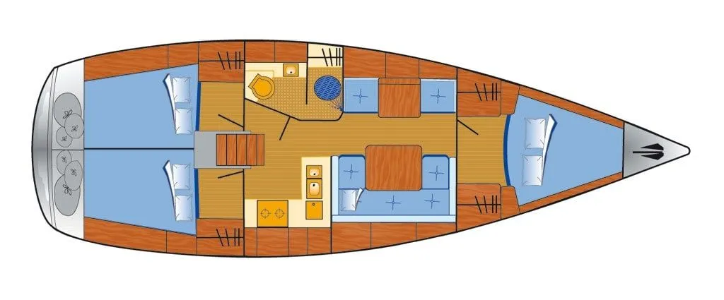 11.35m Barth Hanse 370 Sailing Yacht Hire