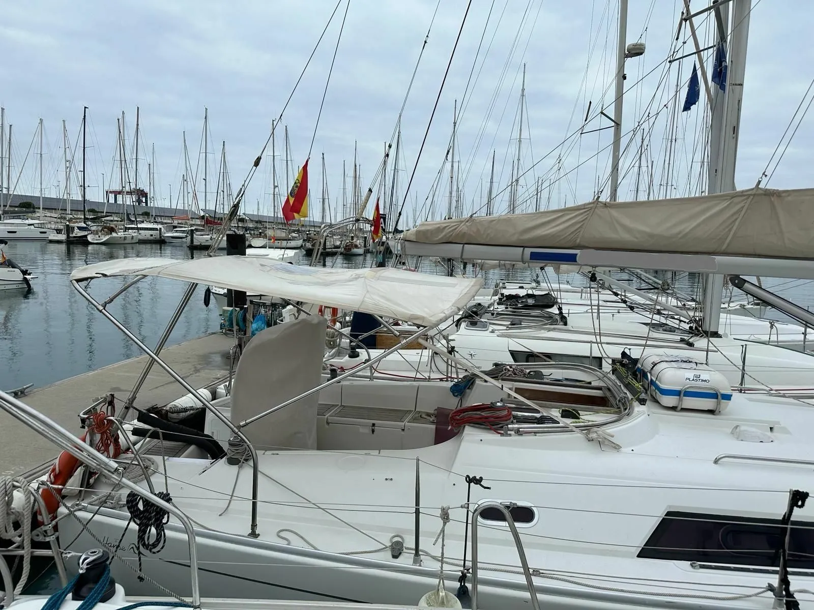 Explore La Savina on a 11m Rental Sailing Yacht Hanse 370