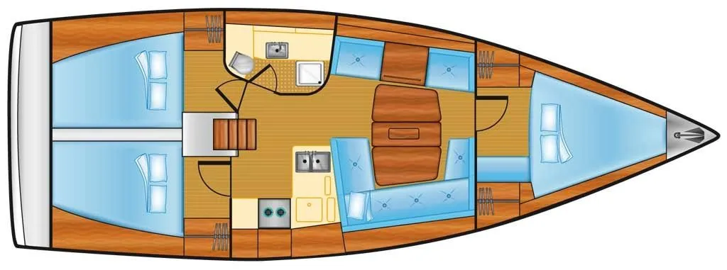 Rent a 11.4m Sailing Yacht in Barth