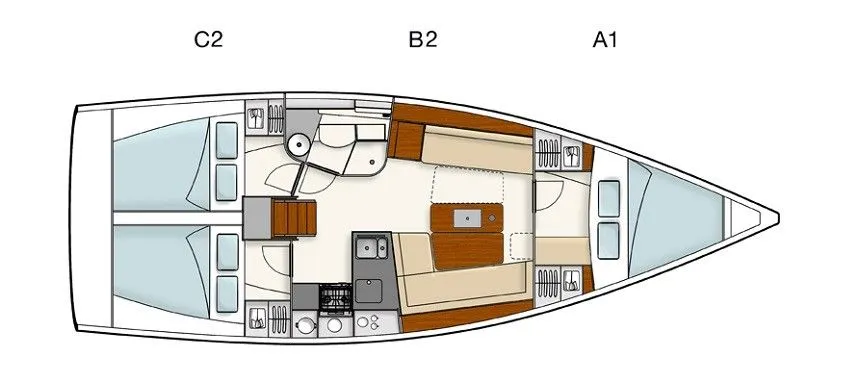 Rent a 11.4m Hanse 385 in Dubrovnik