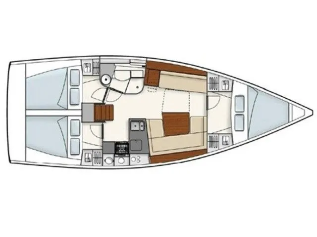 11.4m Biograd na Moru 3 Cabin Sailing Yacht Hire