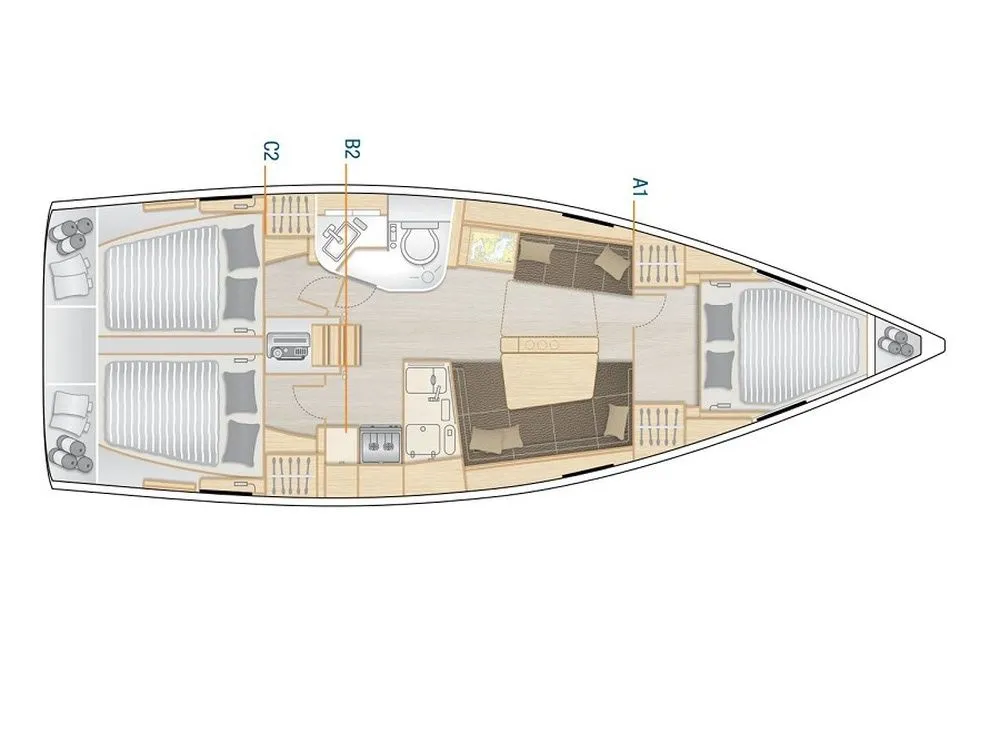 11.4m Åkersberga Sailing Yacht Hire