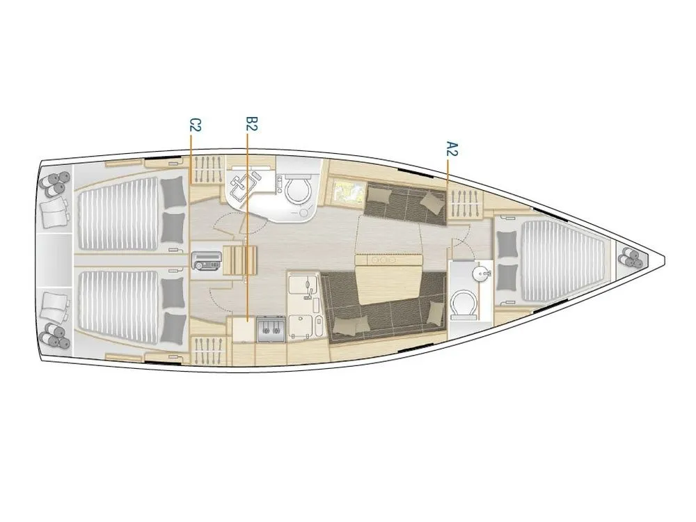 Flensburg 11.4m Kiralık Tekne