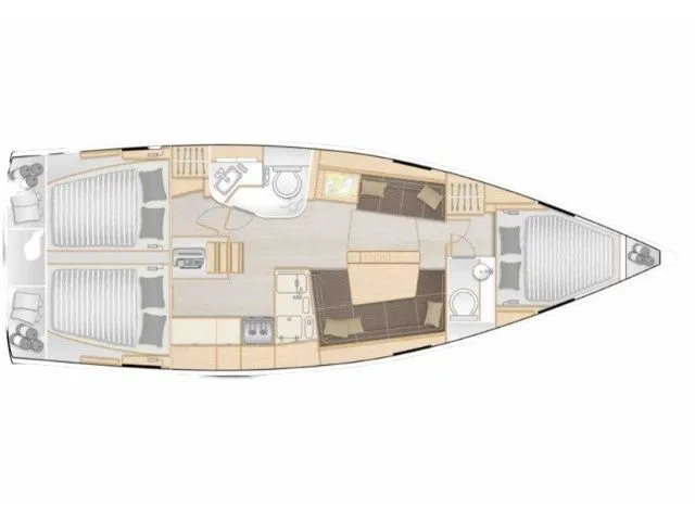 Rent a 11.4m Hanse 388 Sailing Yacht in Valencia