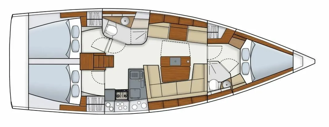 Rent a 11.99m 3 Cabin Sailing Yacht in San Miguel de Abona