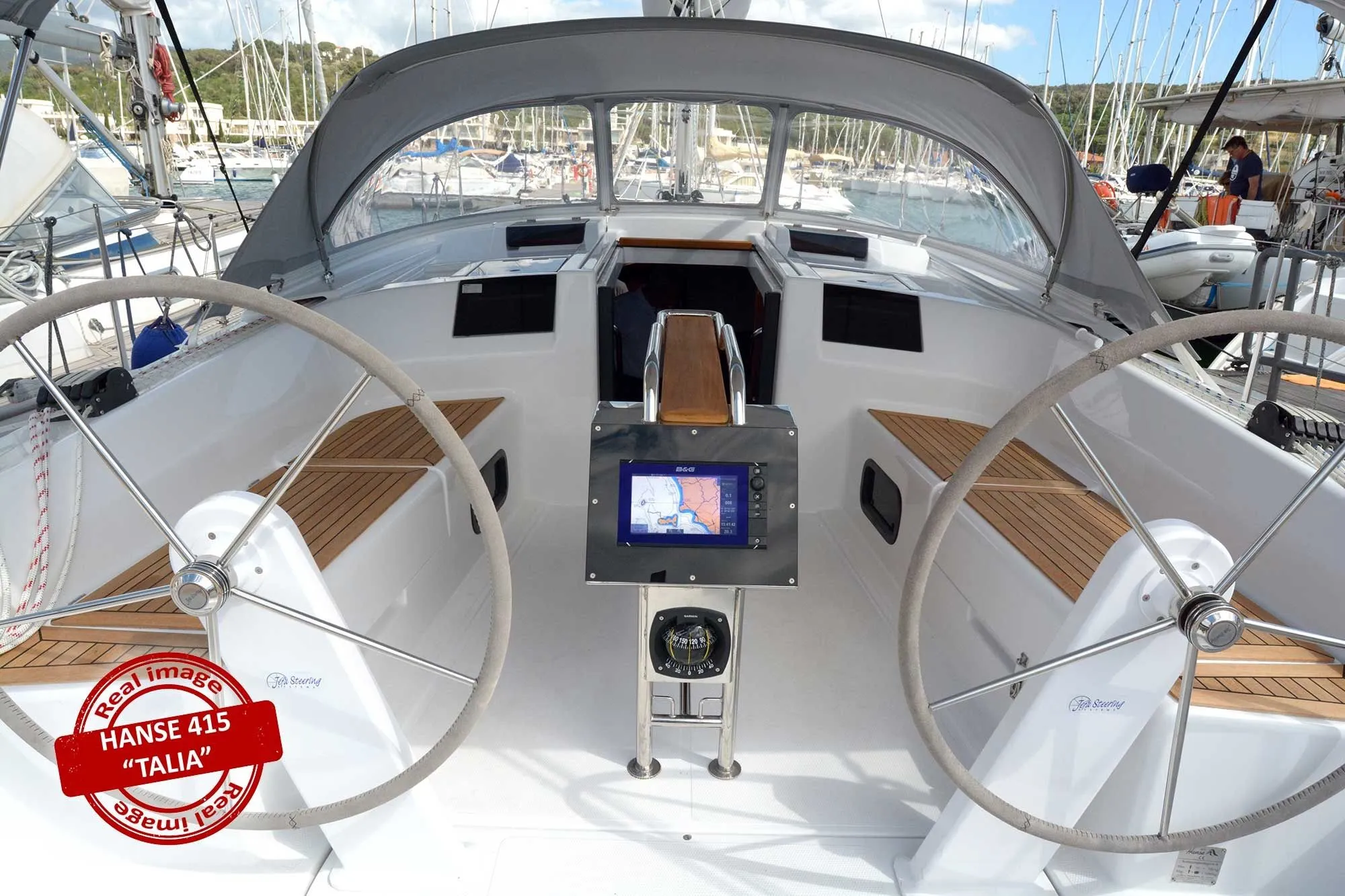 12.4m Puntone di Scarlino Sailing Yacht Hanse 415 Hire