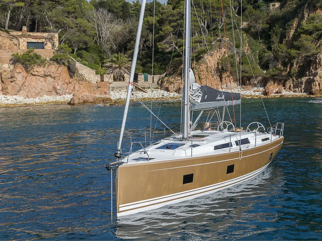 Explore Fisksätra on a 12.4m Rental Hanse 418