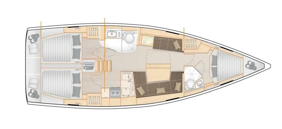 Explore Fisksätra on a 12.4m Rental Sailing Yacht