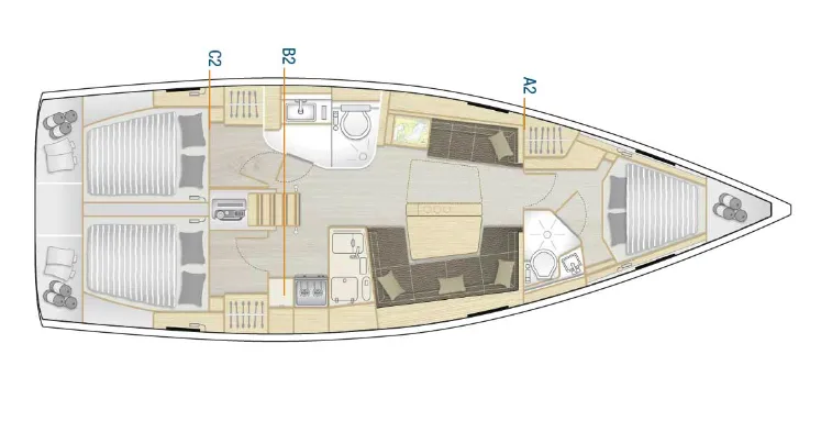 Charter a 12.4m Boat in Kastela