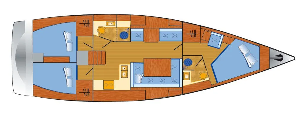 13.2m Altefähr Hanse 430 Sailing Yacht Hire