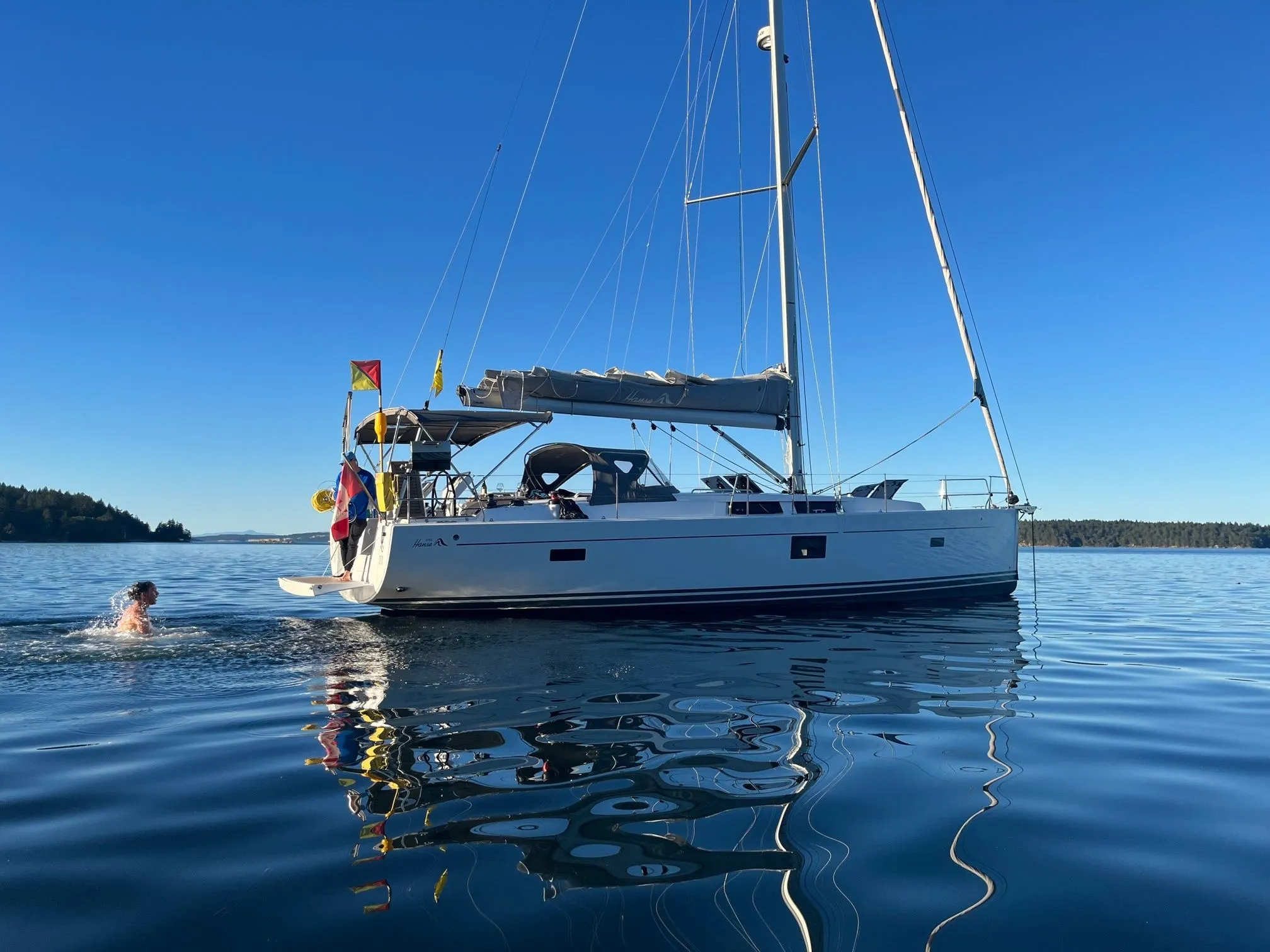 Rent a 14m Hanse 455 in Nanaimo
