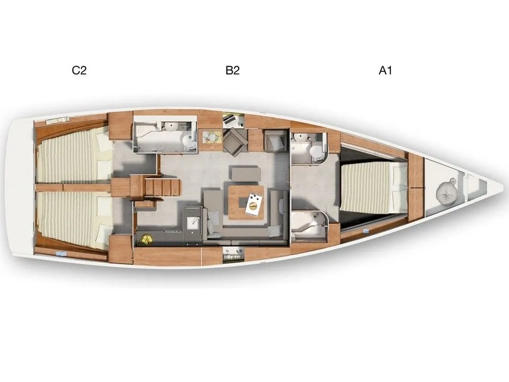 Rent a 14m Hanse 455 in Nanaimo