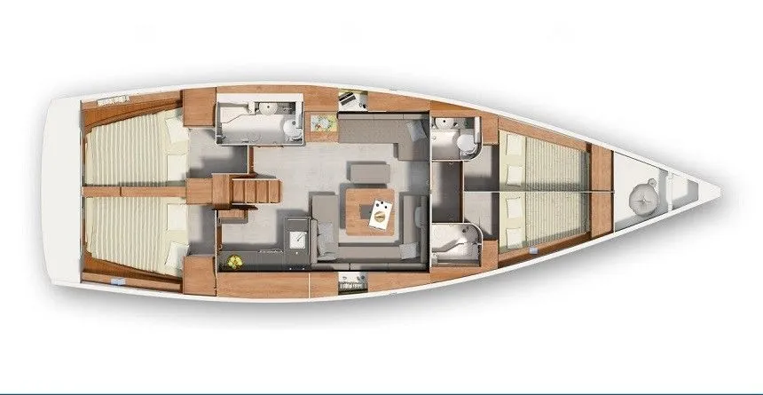 Explore Medulin on a 13.95m 4 Cabin Sailing Yacht Rental