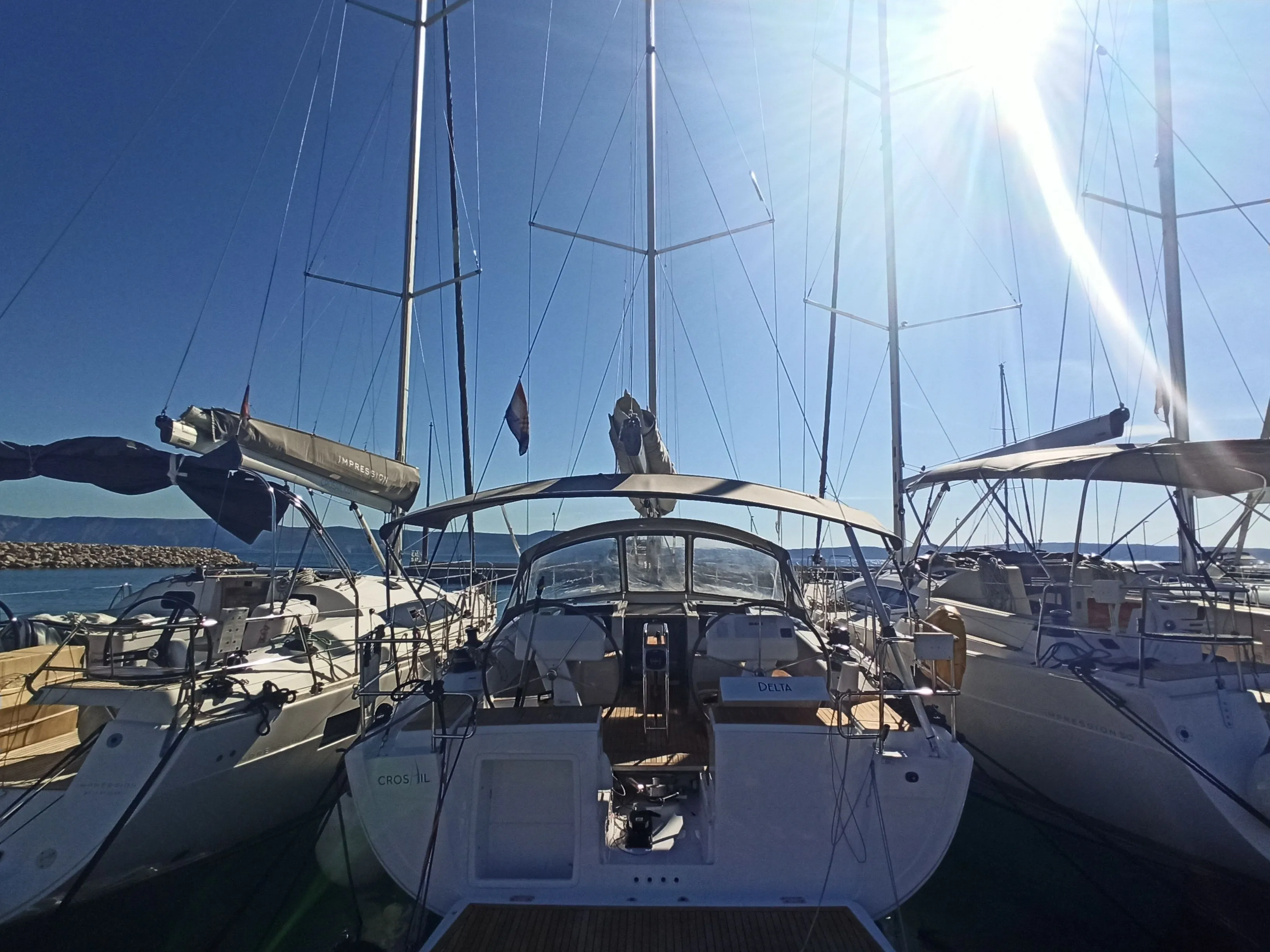Rent a 14m Sailing Yacht Hanse 458 in Novi Vinodolski