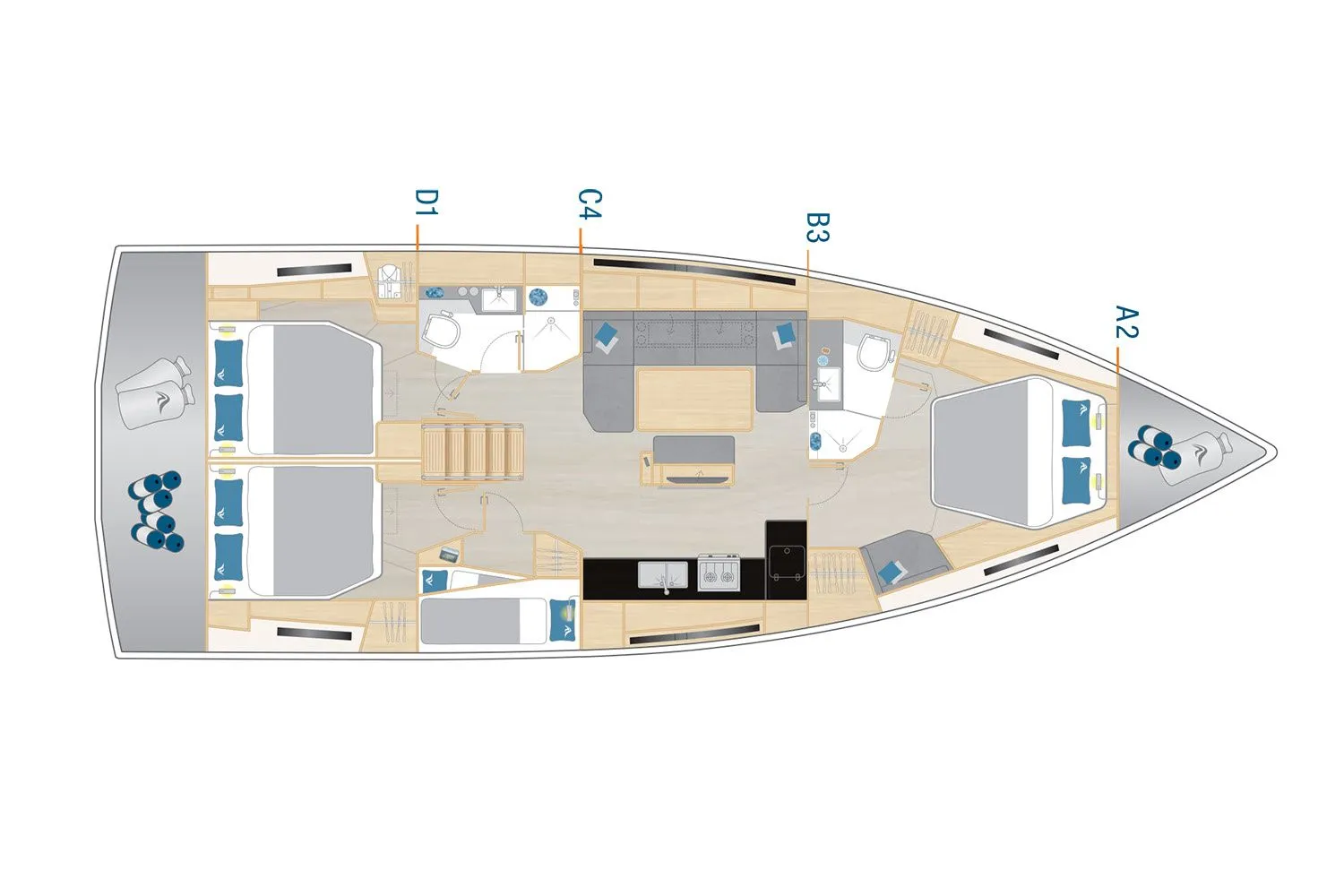 Dioscuri Mietboot - 2