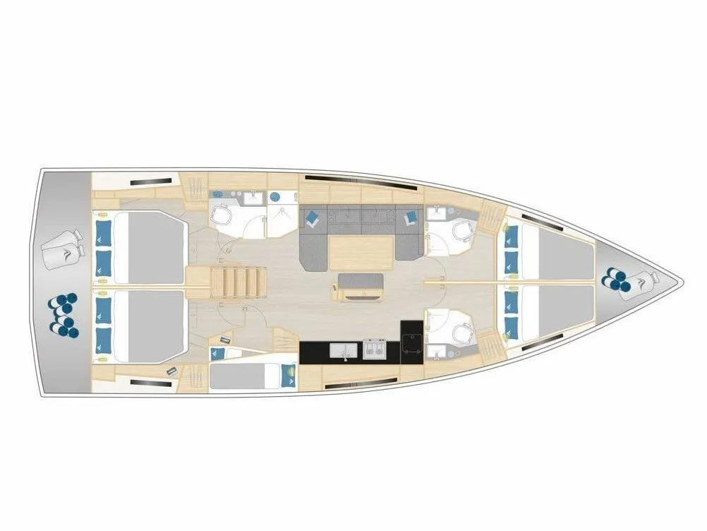 Mola 22-5 Flensburg Charter Boat - 2