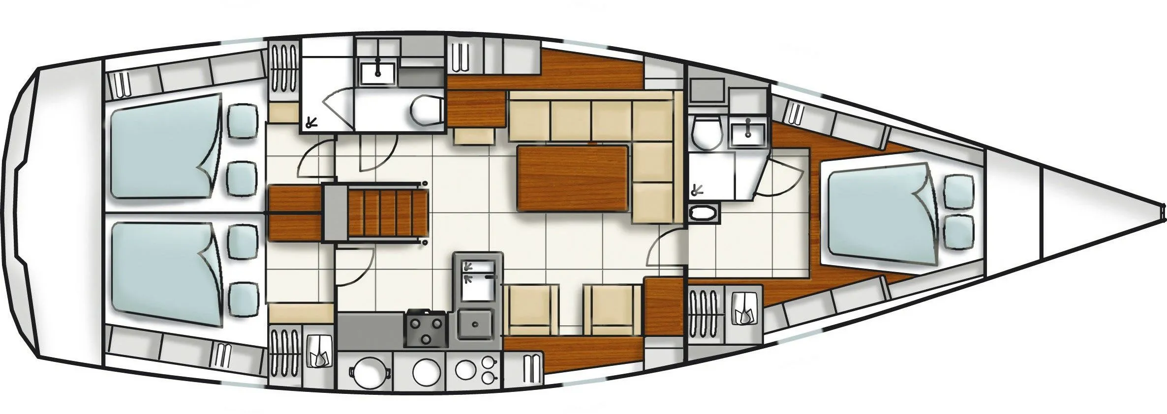 14.5m Åkersberga Sailing Yacht Hanse 470 Hire