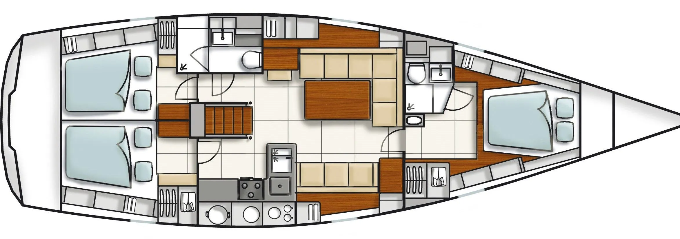Rent a 14.5m 3 Cabin Sailing Yacht in Lisbon