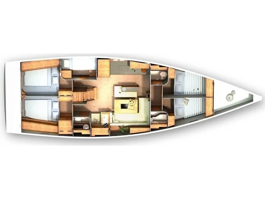 Charter a 14.82m Hanse 505 in Cogolin