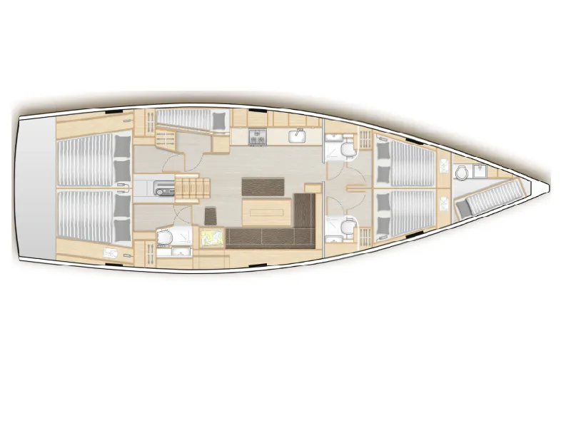 15.55m Nikiana Sailing Yacht Hire