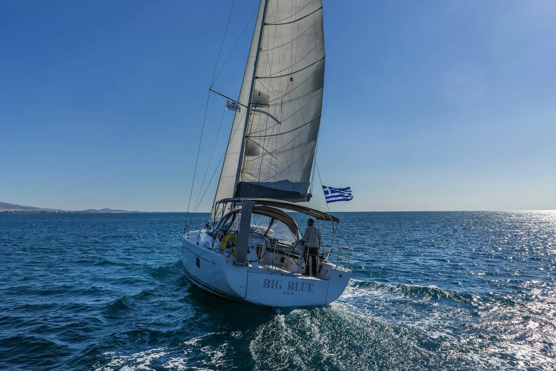 Explore Athens on a 15.55m Rental Sailing Yacht