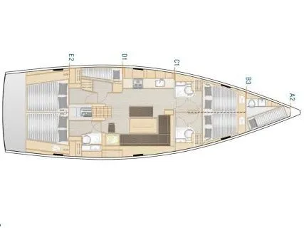 Explore Biograd na Moru on a 15.55m Hanse 508 Sailing Yacht Rental