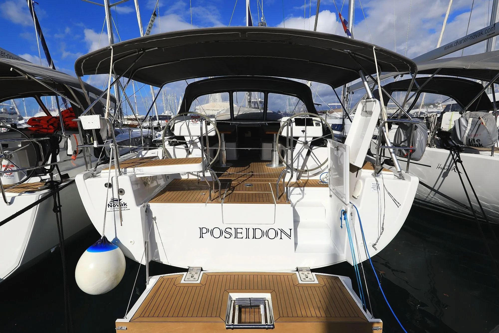 Explore Biograd na Moru on a 15.55m Hanse 508 Sailing Yacht Rental