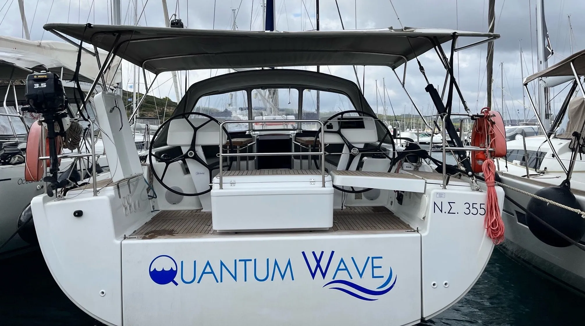 Explore Lavrion on a 15.55m Rental Hanse 508