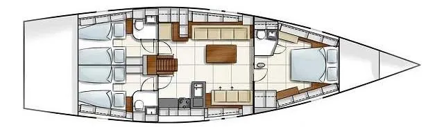 Charter a 16.4m 3 Cabin Sailing Yacht in Bodrum