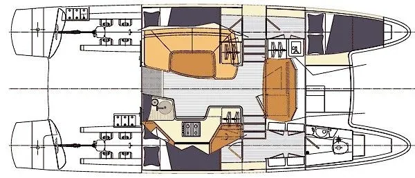 Rent a 10.35m Highland 35 Power Catamaran in Theologos