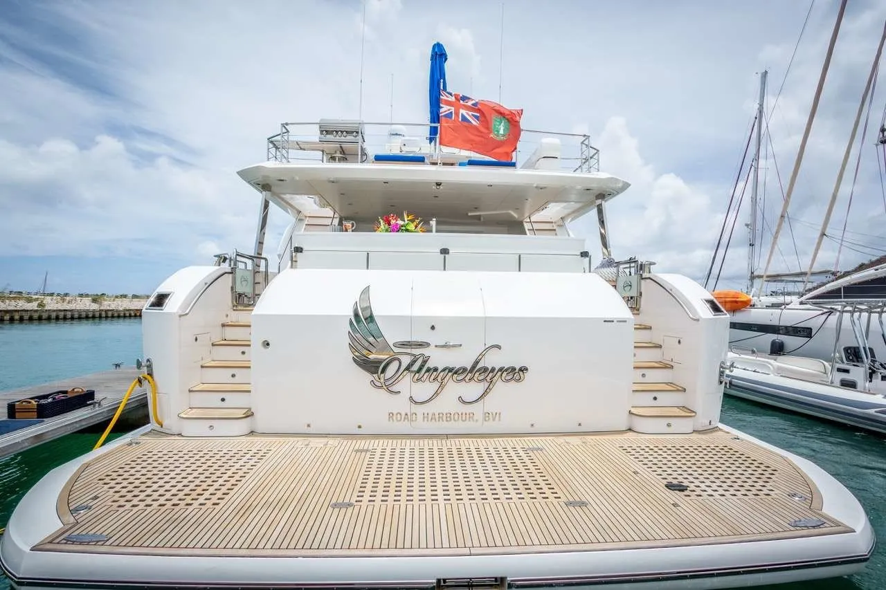 Charter a 23.32m 5 Cabin Motor Yacht in Tortola