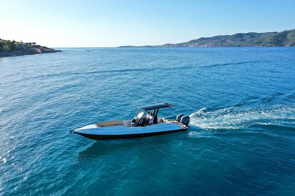 Explore Porto Heli on a 10m Rental Indigo 32 S